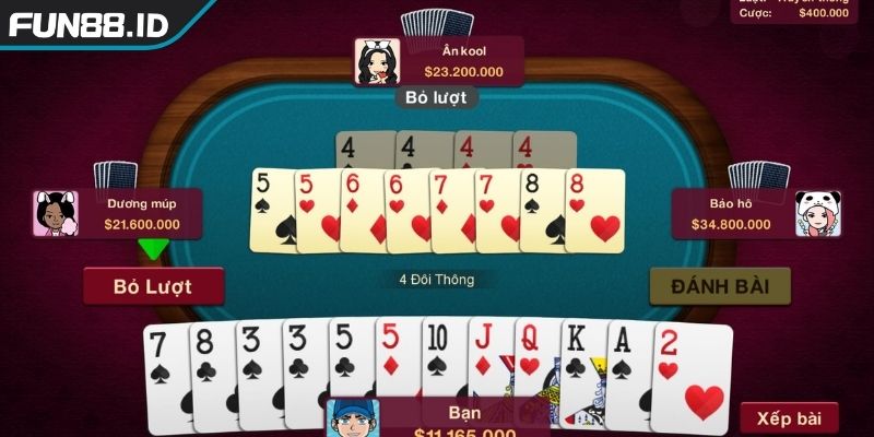 Tiến Lên FUN88 Với Phiên Bản Phổ Biến & Chiến Thuật Hiệu Quả 2 Phiên bản Tiến Lên Miền Bắc